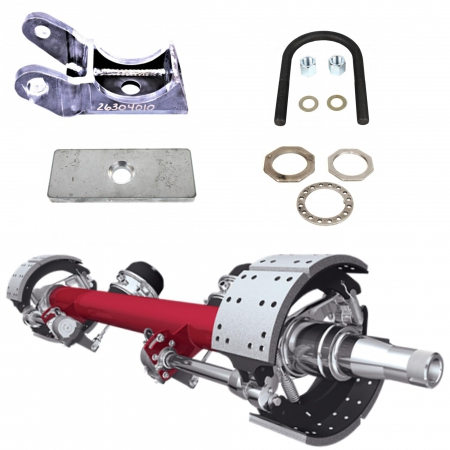 AXLES, AXLE NUTS, SEATS, SPACERS, U-BOLTS