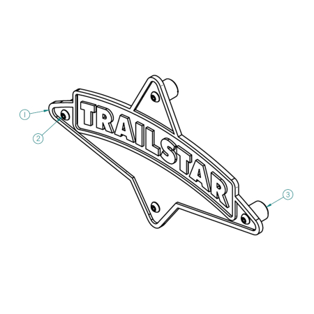TRAILSTAR LOGO ASSEMBLY