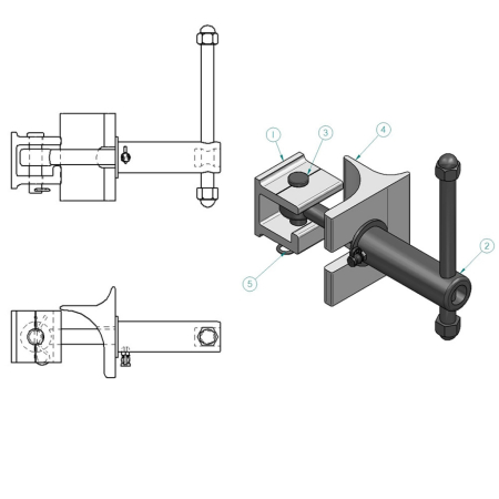 TAILGATE HINGE ASSEMBLIES & COMPONENTS