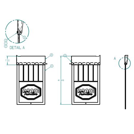 MAC TRAILER MUD FLAP ASSEMBLIES & COMPONENTS