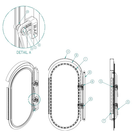 BULKHEAD MANDOOR KITS & COMPONENTS
