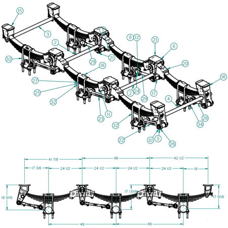 MAC SPRING RIDE SUSPENSIONS & COMPONENTS