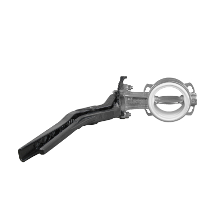 BUTTERFLY VALVE 3", S/S DISC, WHITE SEAL, ALUMINUM HANDLE