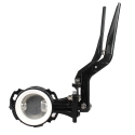 BUTTERFLY VALVE 3", BLACKMAXX ALLO DISC, WHITE SEAL W/ HD ALUMINUM HANDLE