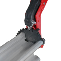BUTTERFLY VALVE 3", BLACKMAXX ALLO DISC, WHITE SEAL 11" EXT. WITH RED ALUMINUM HANDLE