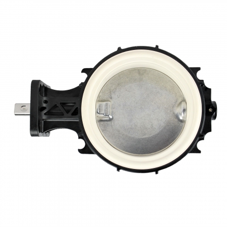 BUTTERFLY VALVE 5", BLACKMAXX ALLO DISC, WHITE BUNA SEAT