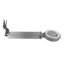 BUTTERFLY VALVE 6", MAXXLIFE STAINLESS STEEL DISC, WHITE SEAL W/ 18" 5 POSITION EXTENSION HD HANDLE