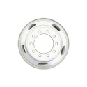 WHEEL, 24.5", 5 HAND HOLE ACCULITE WHITE STEEL