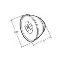 2" RED, BEEHIVE, 2 DIODE TRUCK-LITE MODEL 30