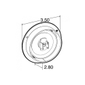 LED MODEL 10 RED, FLANGE MOUNT TRUCK-LITE 2 DIODE