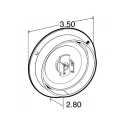 LED, MODEL 10 AMBER, FLANGE MOUNT TRUCK-LITE 2 DIODE