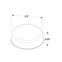 SIGNAL STAT 2-1/2" MARKER AMBER 13 DIODE