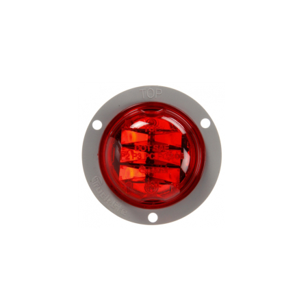 TRUCK-LITE, 8-DI, 2", M-30 RED, FLANGE MOUNT