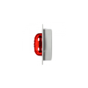 TRUCK-LITE, 8-DI, 2.5", M-10 RED 2 PRONG WITH FLANGE HIGH PROFILE