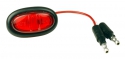 LED RED DUAL UPPER ID/STOP LAMP CLEARANCE MARKER