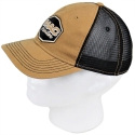 MAC TRAILER MESH HAT, TAN & BLACK