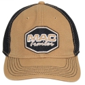 MAC TRAILER MESH HAT, TAN & BLACK