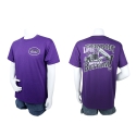 T-SHIRT ROUND BOTTOM PURPLE LARGE "CLEARANCE"