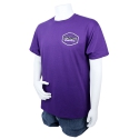 T-SHIRT ROUND BOTTOM PURPLE LARGE "CLEARANCE"