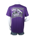 T-SHIRT ROUND BOTTOM PURPLE LARGE "CLEARANCE"