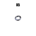 BRACKET ASSEMBLY, HOSE TUBE FRAME MOUNT, 8" C.S.
