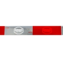 CONSPICUITY TAPE 2" X 150' RED/WHITE WITH MAC LOGO, 6/6 PATTERN