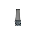 AIR CYLINDER, 2-1/2" X 14", TOP OR BOTTOM PORTS