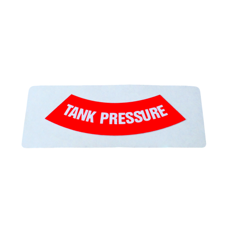 DECAL "TANK PRESSURE"