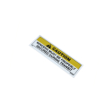 DECAL "WINDERS MUST BE SECURED"