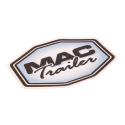 DECAL BLACK MAC LOGO 9-3/4" X 13"