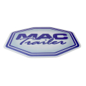 DECAL BLUE MAC LOGO 9-3/4" X 13"
