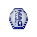 DECAL SMALL BLUE MAC LOGO 7" X 10"