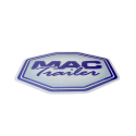 DECAL SMALL BLUE MAC LOGO 7" X 10"