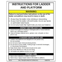 DECAL "LADDER INSTRUCTIONS"