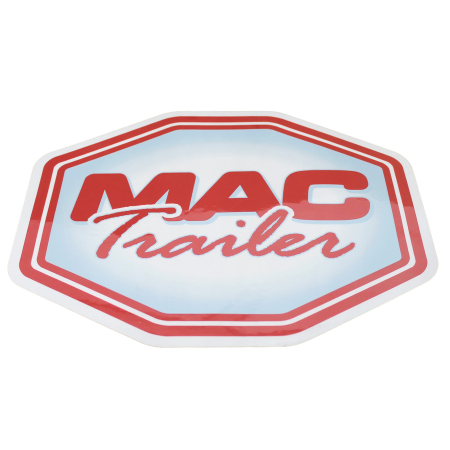 DECAL RED MAC LOGO 9-3/4" X 13"