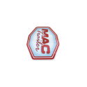 DECAL SMALL RED MAC LOGO 7" X 10"