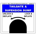 DECAL "TAILGATE & SUSPENSION DUMP"