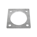 FLANGE, 3" CHECK VALVE, SQUARE 4 BOLT