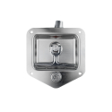 LATCH, STAINLESS T-HANDLE, LOCKING W/ HOLES