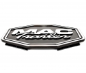 MAC LOGO, MACHINED 13" BLACK, WELD ON