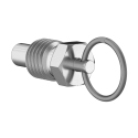 RETRACTABLE PLUNGER STAINLESS NON LOCKING