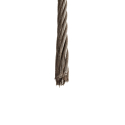 WIRE ROPE, 1/4"-7X19 SS NON COATED, SOLD BY THE FOOT