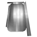 ALUMINUM BULKHEAD MANDOOR ASSEMBLY, DRIVER SIDE FOR DUMP TRAILERS