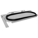 ALUMINUM BULKHEAD MANDOOR ASSEMBLY, DRIVER SIDE FOR DUMP TRAILERS