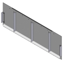 SLOPE/WEDGE PLATE ASSEMBLY, MOVING FLOOR 102" WIDE