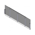 SLOPE/WEDGE PLATE ASSEMBLY, MOVING FLOOR 102" WIDE