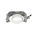 ALUMINUM COUPLER 4", BTI ALL-IN-ONE, BOLT-ON HANDLE, SOLID WHITE GASKET