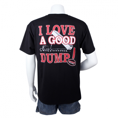 T-SHIRT "DUMP" BLACK YOUTH LARGE