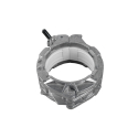 ALUMINUM COUPLER 4", ALL-IN-ONE, BOLT-ON, SPLIT WHITE GASKET