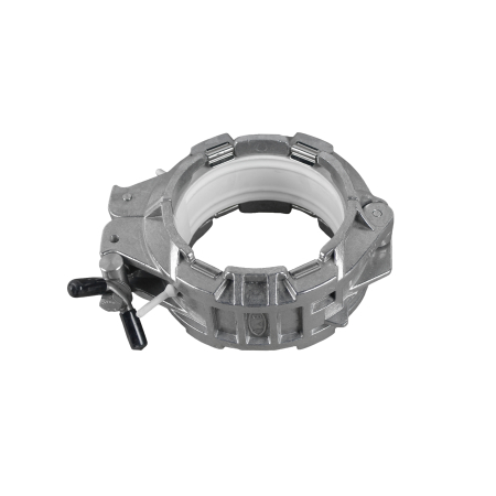 ALUMINUM COUPLER 4", ALL-IN-ONE, BOLT-ON, SPLIT WHITE GASKET